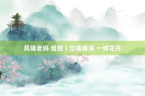 风骚老妈 组图丨岱庙春深 一城花开