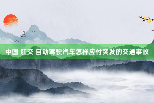 中国 肛交 自动驾驶汽车怎样应付突发的交通事故