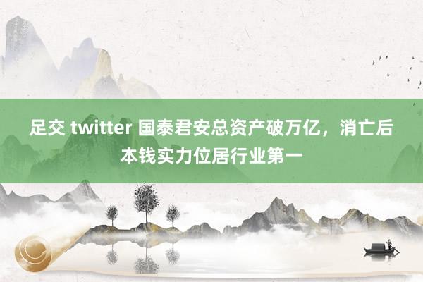 足交 twitter 国泰君安总资产破万亿，消亡后本钱实力位居行业第一