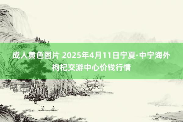 成人黄色图片 2025年4月11日宁夏·中宁海外枸杞交游中心价钱行情